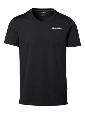Mens T-shirt Cotton-Tec Black